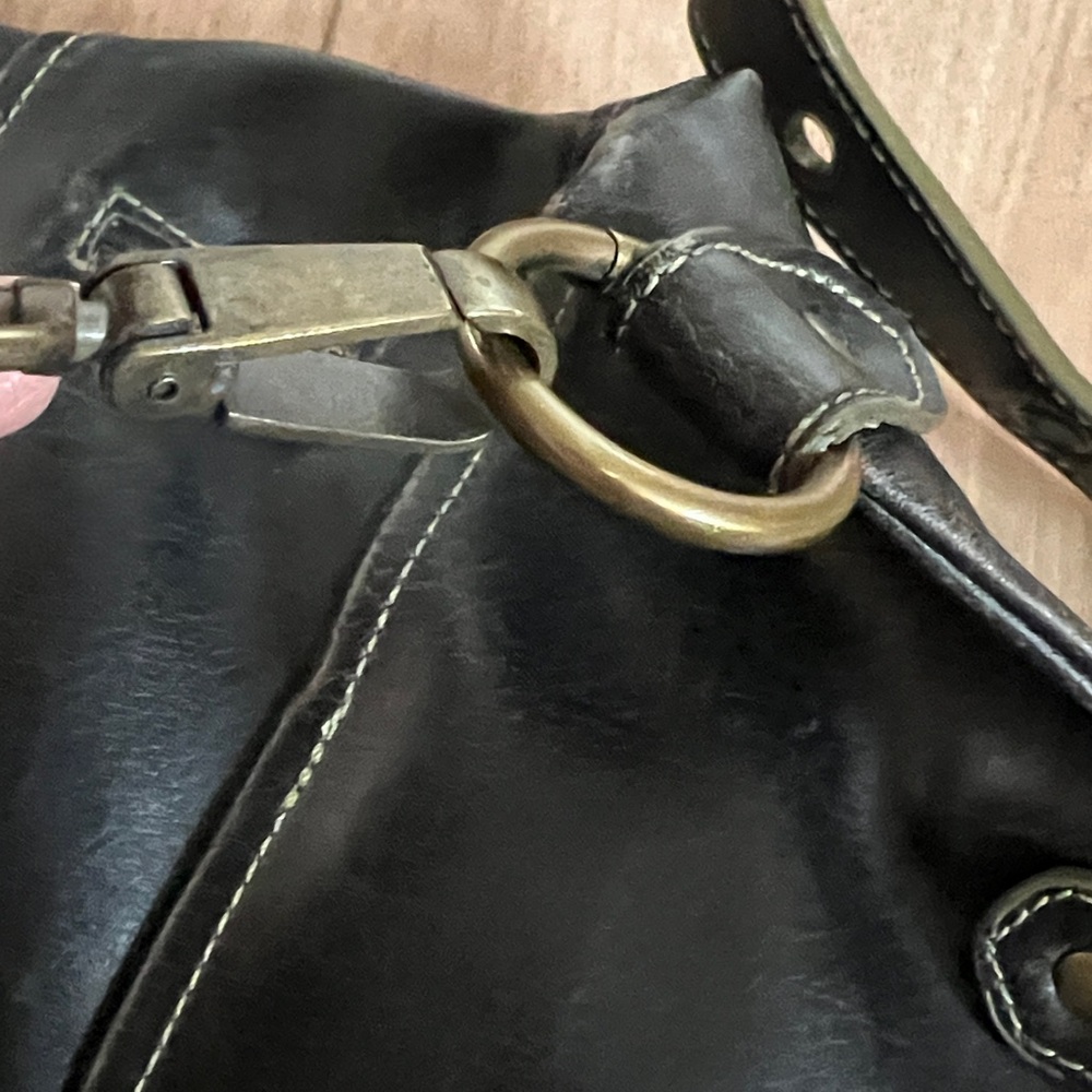 Vintage Matt & Nat Black Vegan Leather Bag - Picture 8 of 11